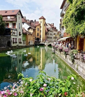 The old town of Annecy