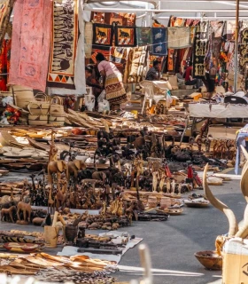 Le marché aux puces de Rosebank