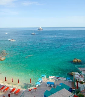 La plage de Marina Piccola