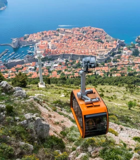 La télécabine de Dubrovnik