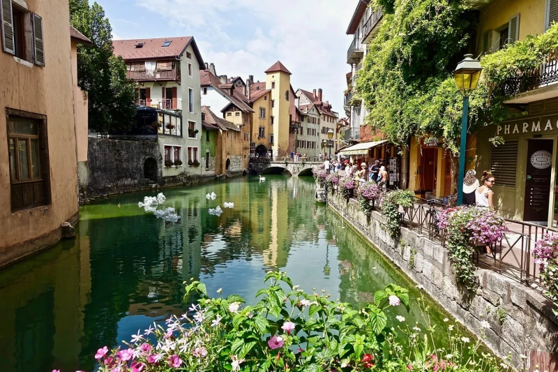 The old town of Annecy