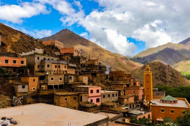 the Berber villages of the Ourika valley