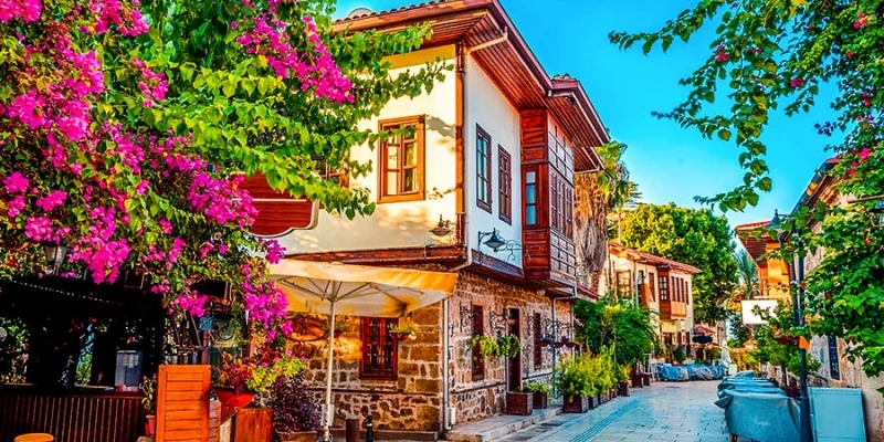 Centre historique d'Antalya (Kaleiçi), Antalya, Turquie