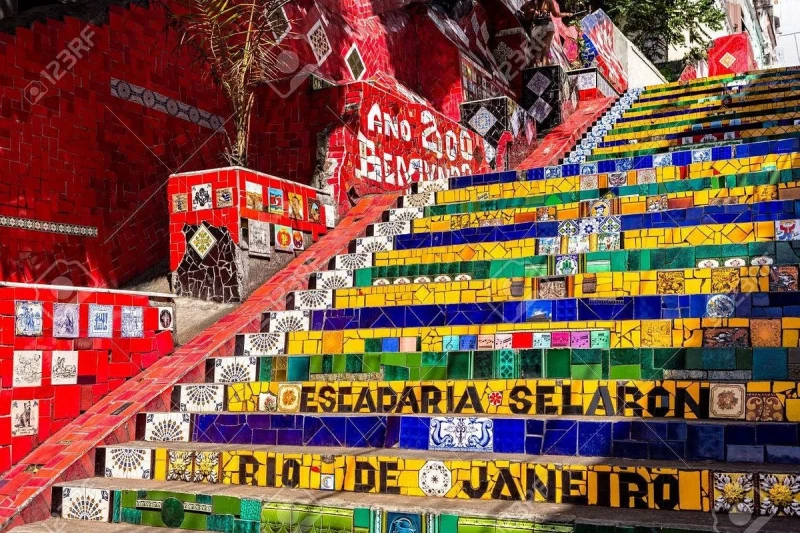 Escadaria Selarón, Rio de Janeiro, Brazil