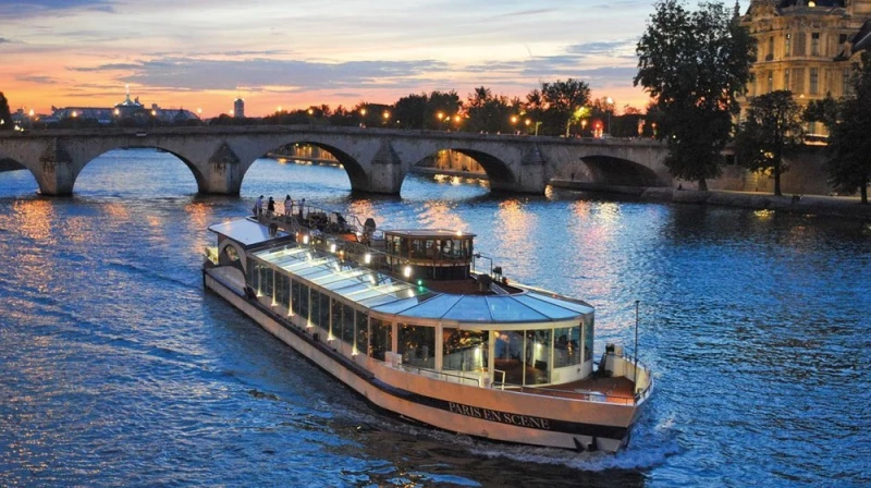 Take a cruise on the Seine or navigate the Parisian canals, Paris, France