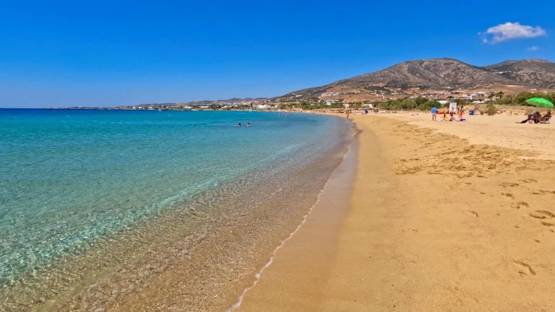 Golden Beach, Paros, Grèce