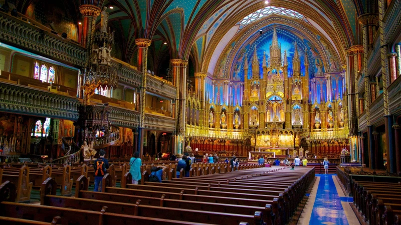 La cathédrale Notre-Dame-de-Québec, Québec, Canada