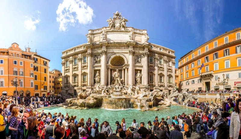 La fontaine de Trevi, Rome, Italie