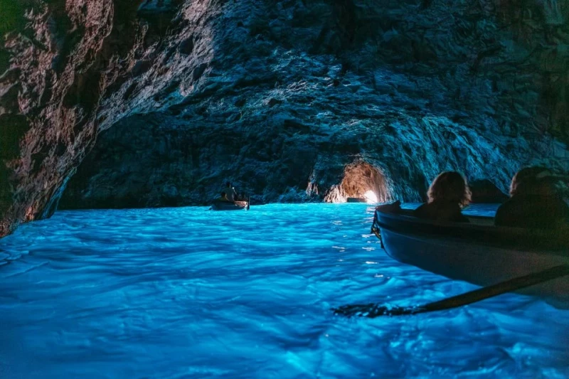 La Grotte Bleue, Capri, Italie