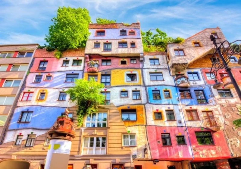 Hundertwasser's House, Vienna, Austria