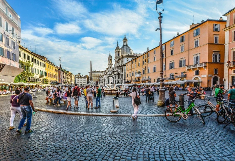La Piazza Navona, Rome, Italie