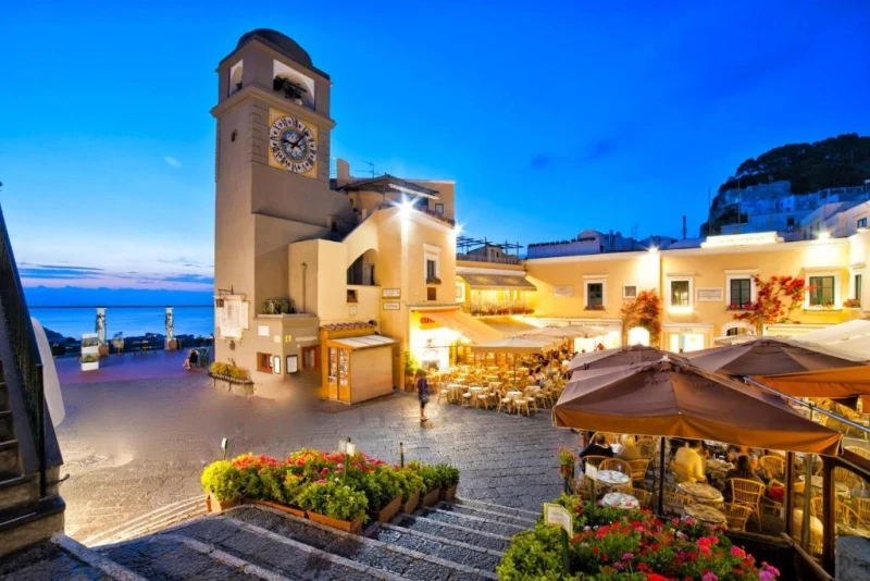 La Piazzetta, Capri, Italie
