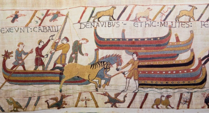 La tapisserie de Bayeux, La Normandie, France