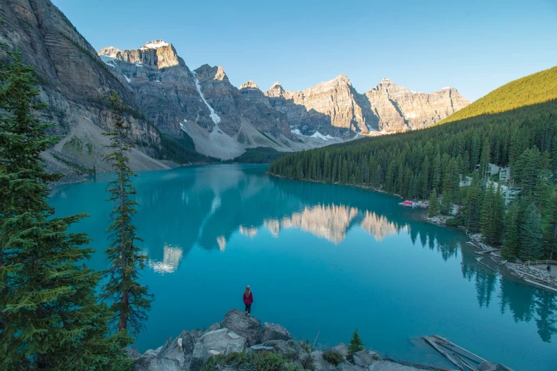 Moraine Lake, Alberta, The most beautiful lakes in Canada, Canada
