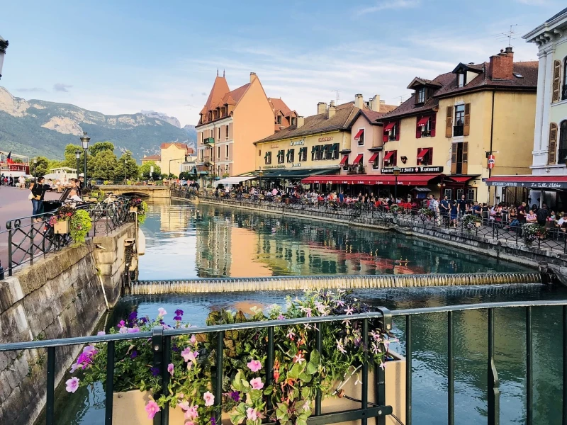 The Thiou Canal, Annecy, France