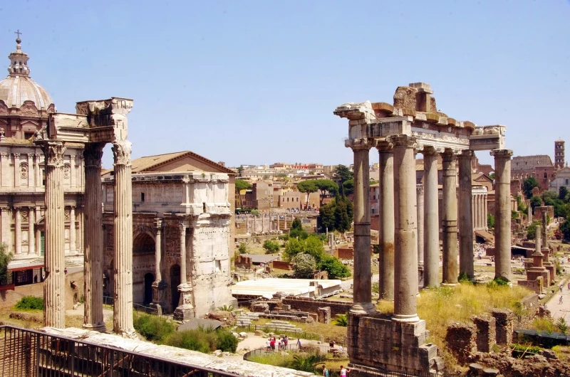 Le Forum romain et le Palatin, Rome, Italie