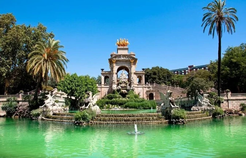 Le parc de la Ciutadella, Barcelone, Espagne