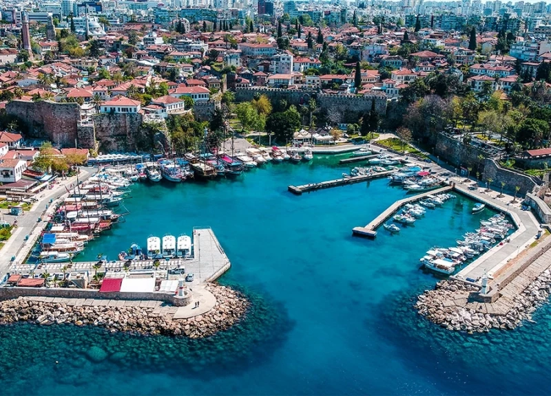 Le port de plaisance d'Antalya, Antalya, Turquie