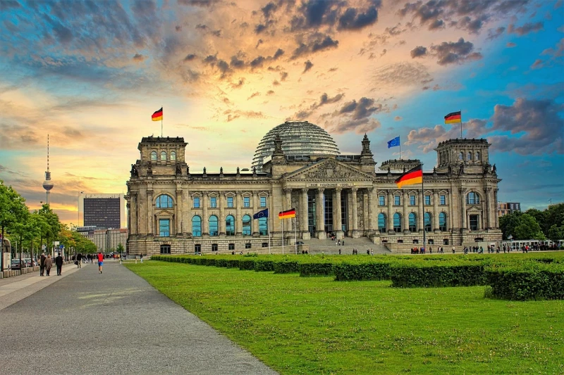 Le Reichstag, Berlin, Allemagne