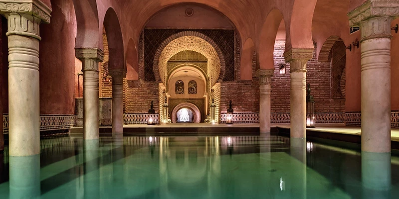 The Arab baths (Baños Árabes), Cordoba, Spain
