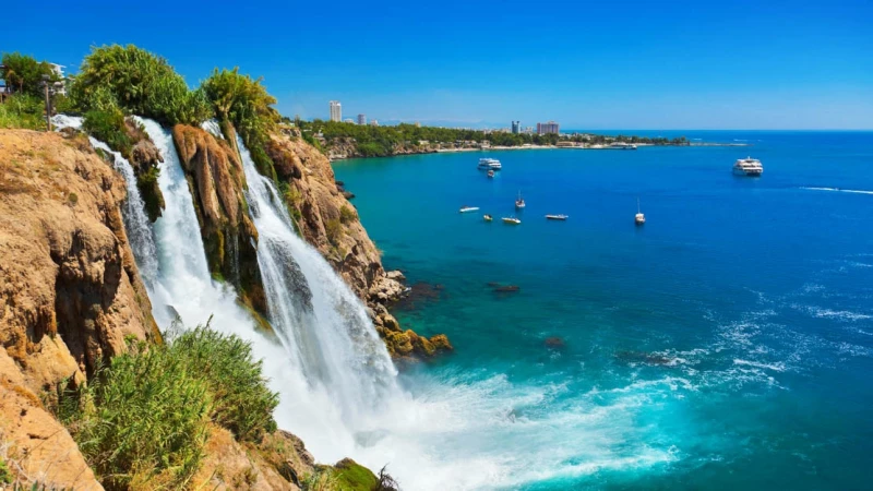 The Düden waterfalls, Antalya, Turkey