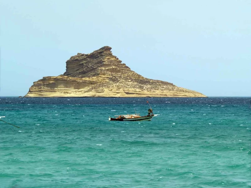 Les îles autour de Bizerte, Bizerte, Tunisie