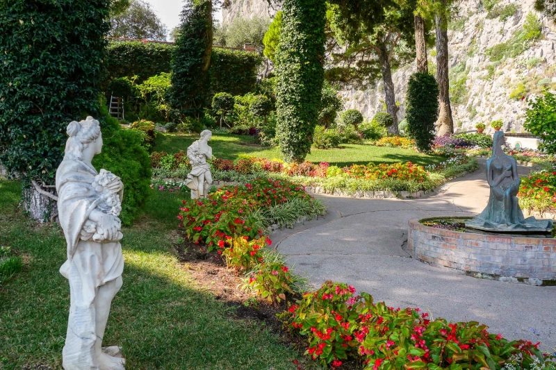 Les jardins d'Auguste, Capri, Italie