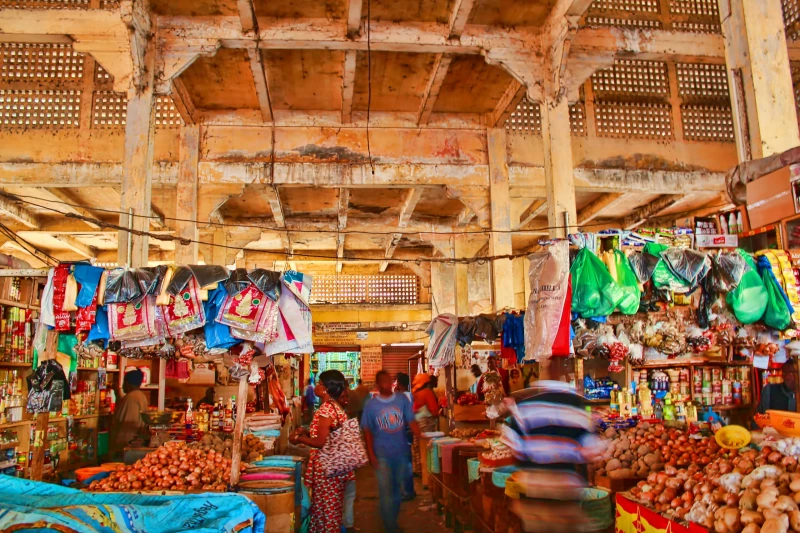 Marché Sandaga, Dakar, Sénégal