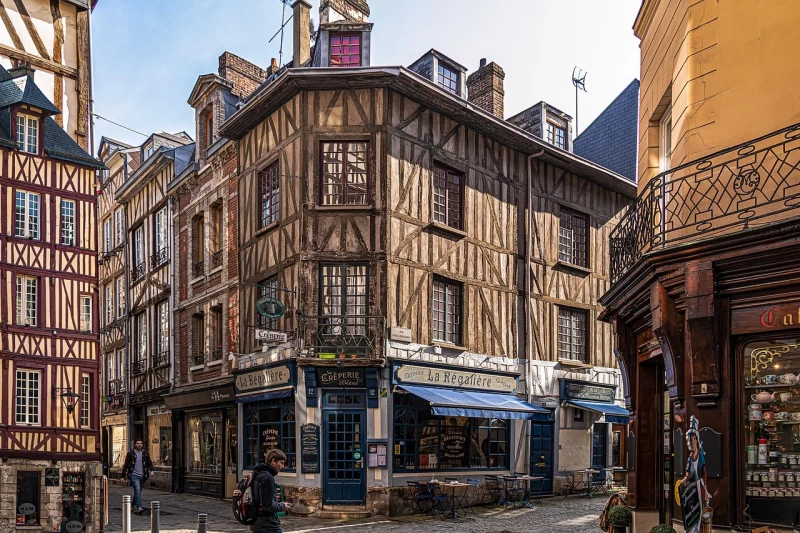 Explore the city of Rouen, Normandy, France