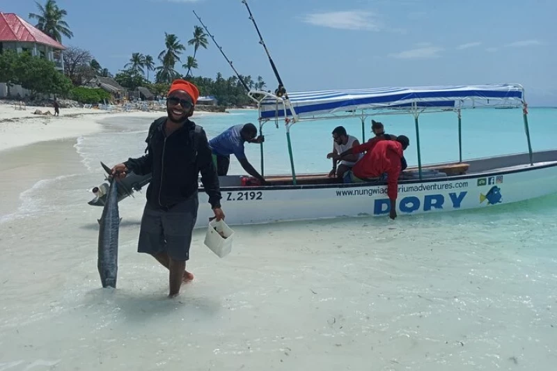 Deep sea fishing, Zanzibar, Tanzania