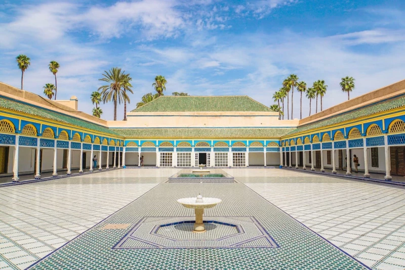 Visite du Palais de la Bahia, Marrakech, Maroc