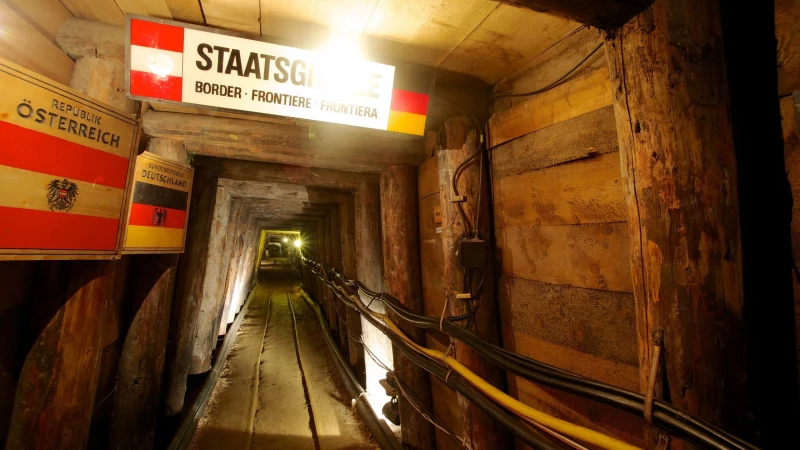Visit the Hallein salt mines, Salzbourg, Austria