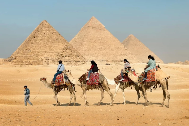 Visit the Pyramids of Giza, Cairo, Egypt