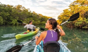Explorer la Lagune Nichupté, Cancún, Mexique