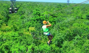 Tyroliennes et circuits dans la jungle, Cancún, Mexique