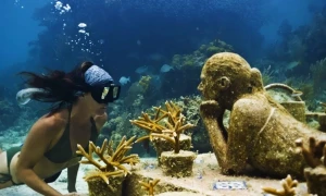 Visiter le Musée Sous-Marin (MUSA) depuis Cancún, Cancún, Mexique