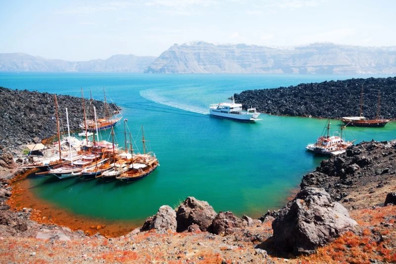 Excursion à Nea Kameni