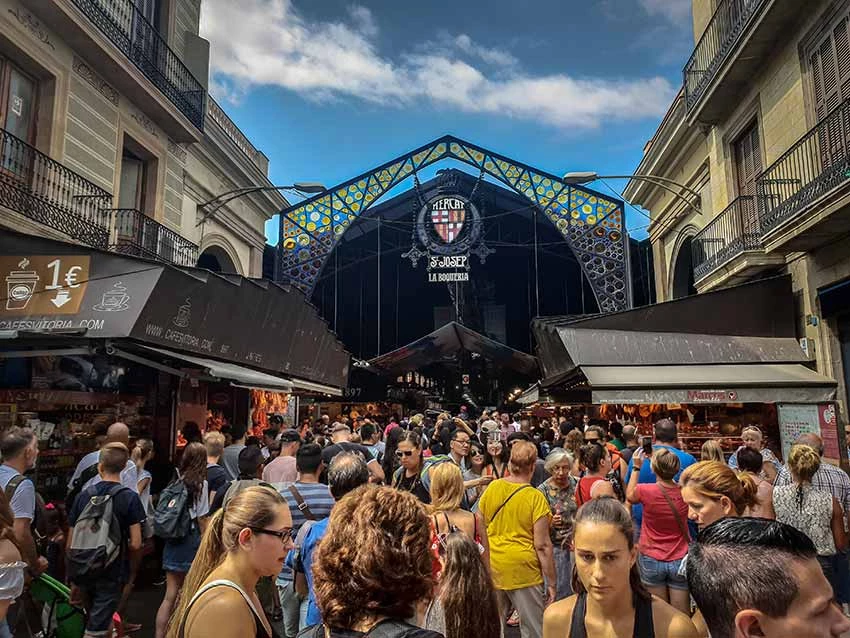 Le marché de la Boqueria