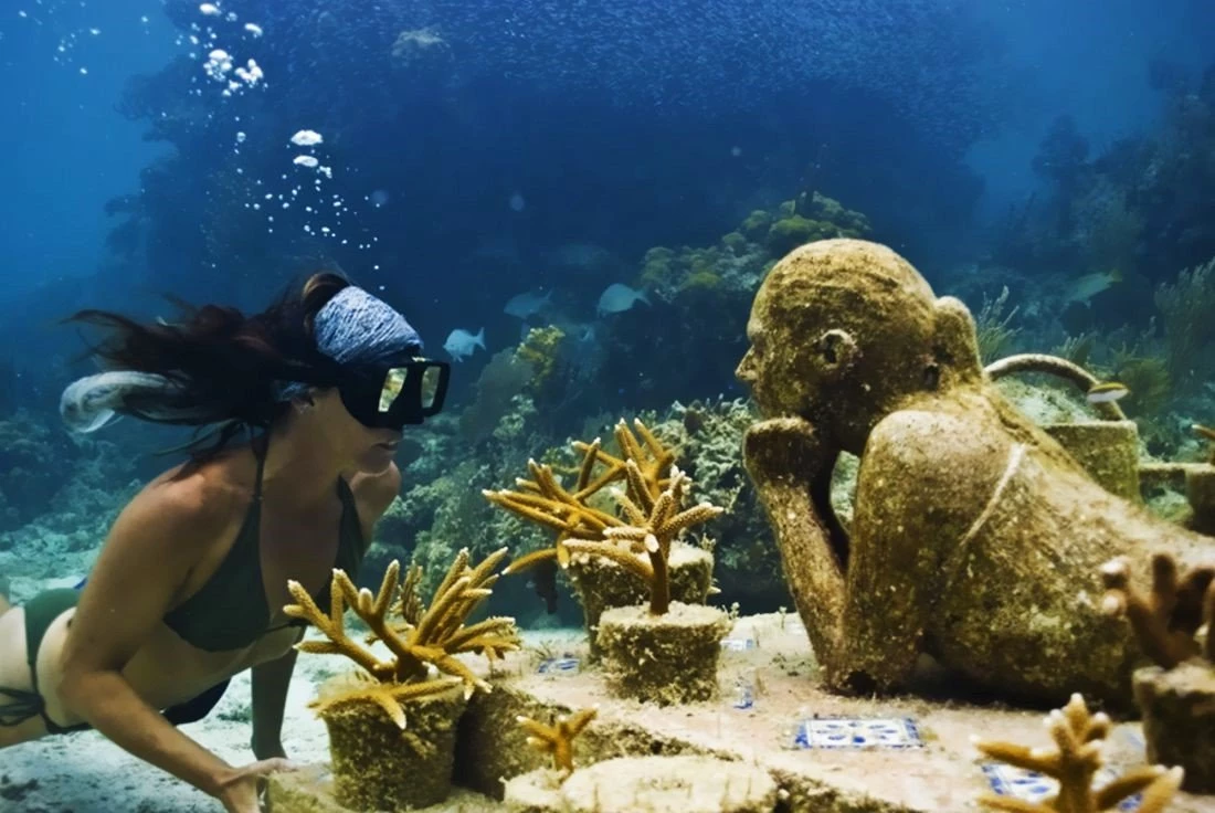 Visiter le Musée Sous-Marin (MUSA) depuis Cancún