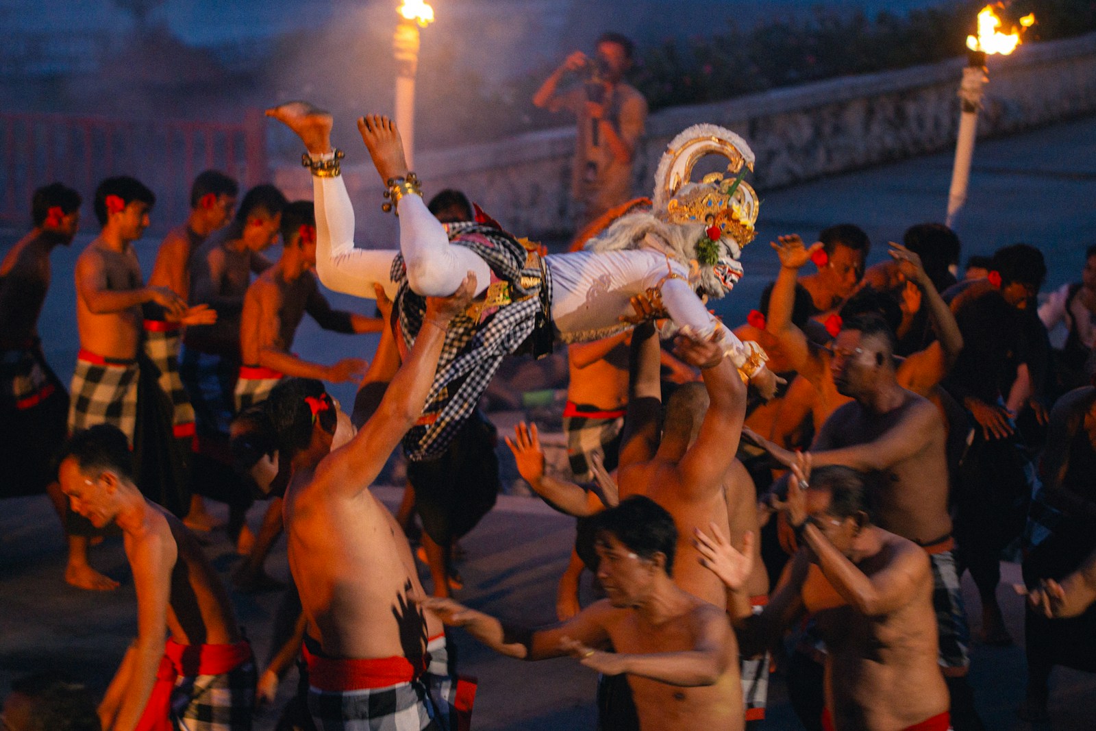Kecak fire dance at Uluwatu