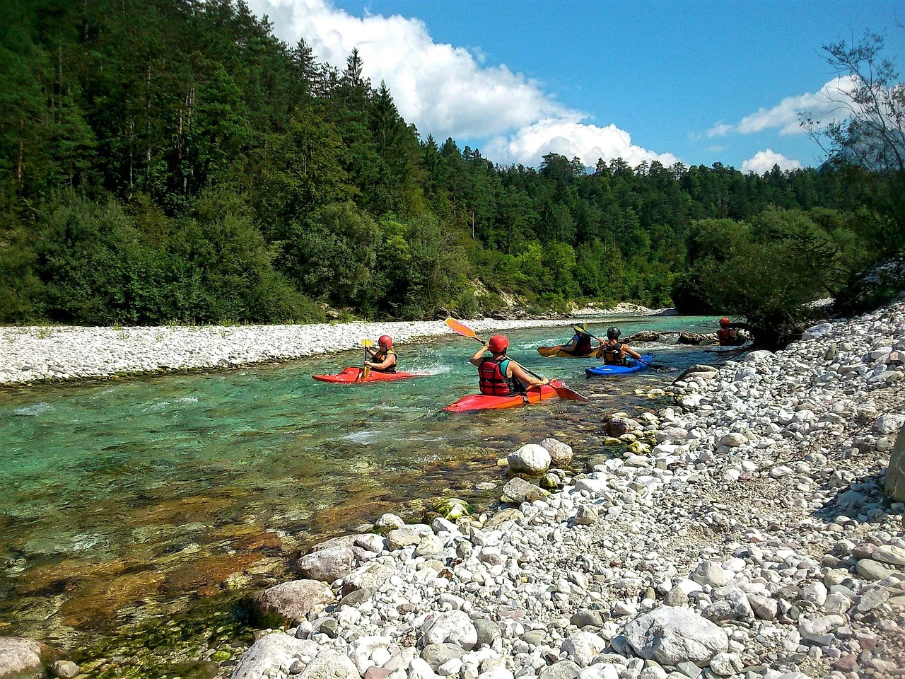 Rafting et kayak sur la Soča à Bovec