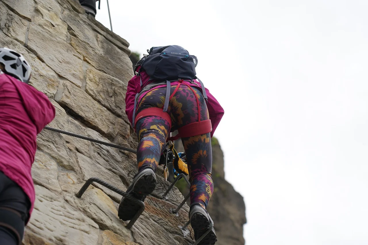 Via ferrata dans les Dolomites