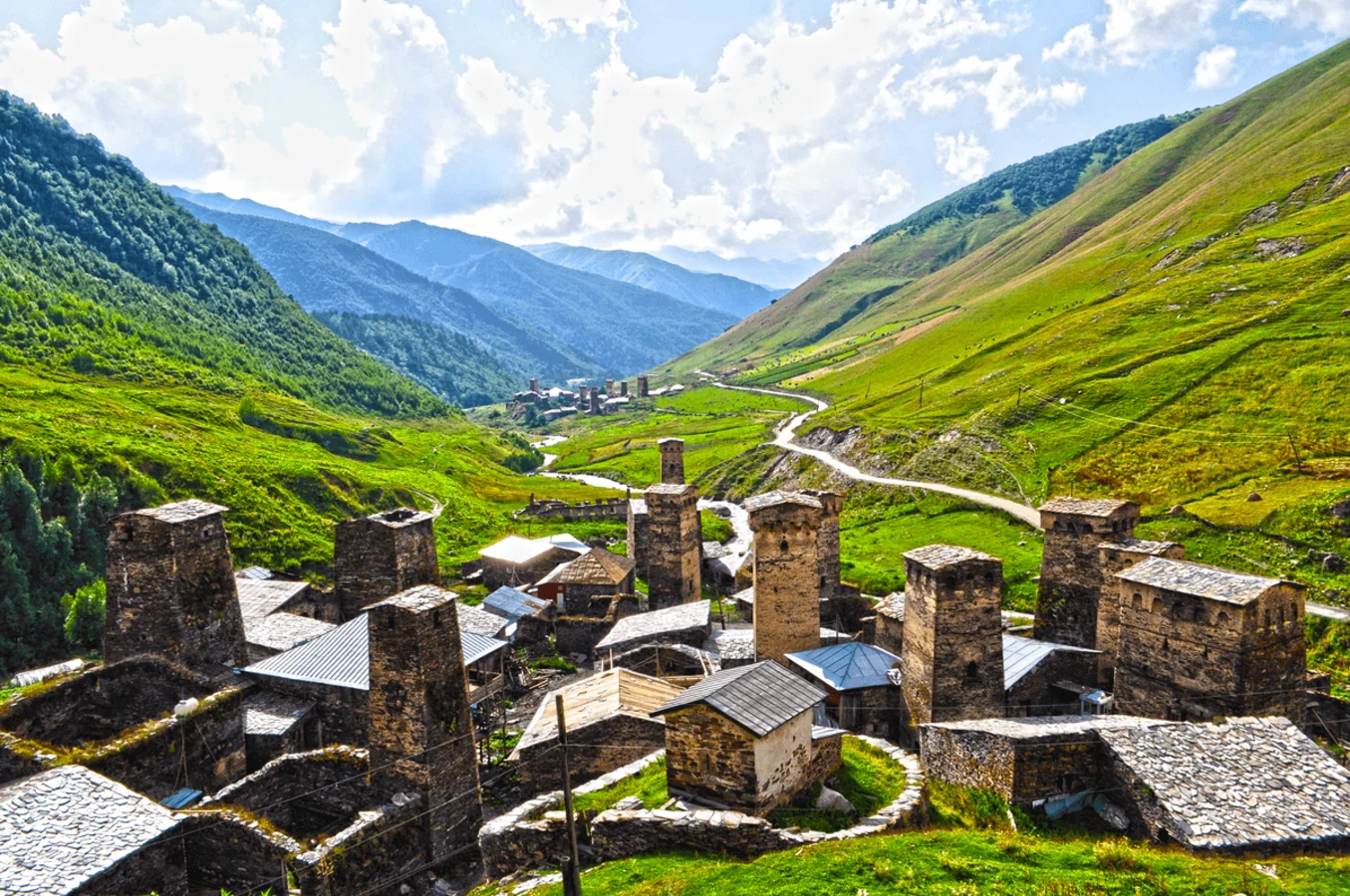 Oushgouli & tours de Svanétie (UNESCO)