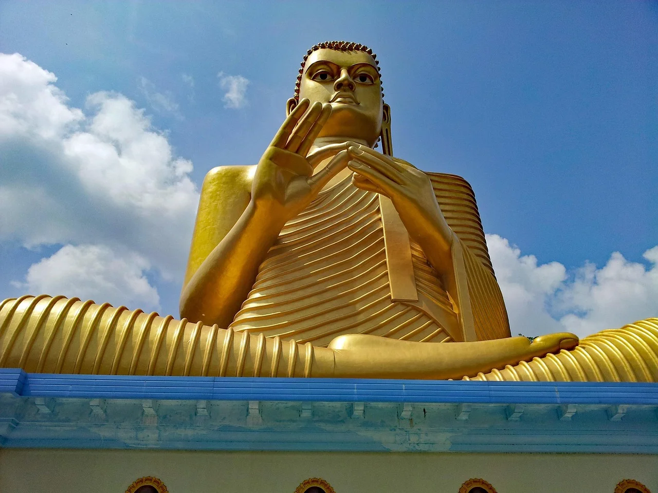 Dambulla, le temple d'or et ses grottes
