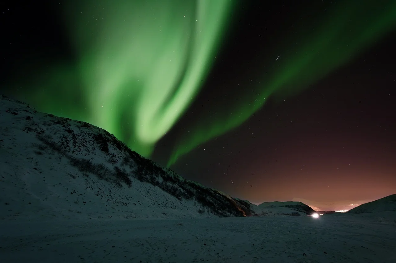 Chasse aux aurores boréales en minibus depuis Tromsø