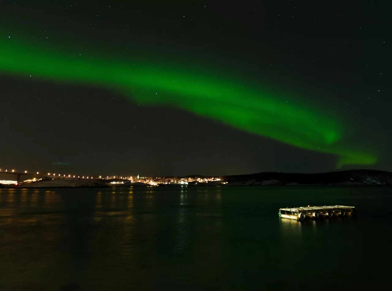 Chasse aux aurores en minibus depuis Tromsø